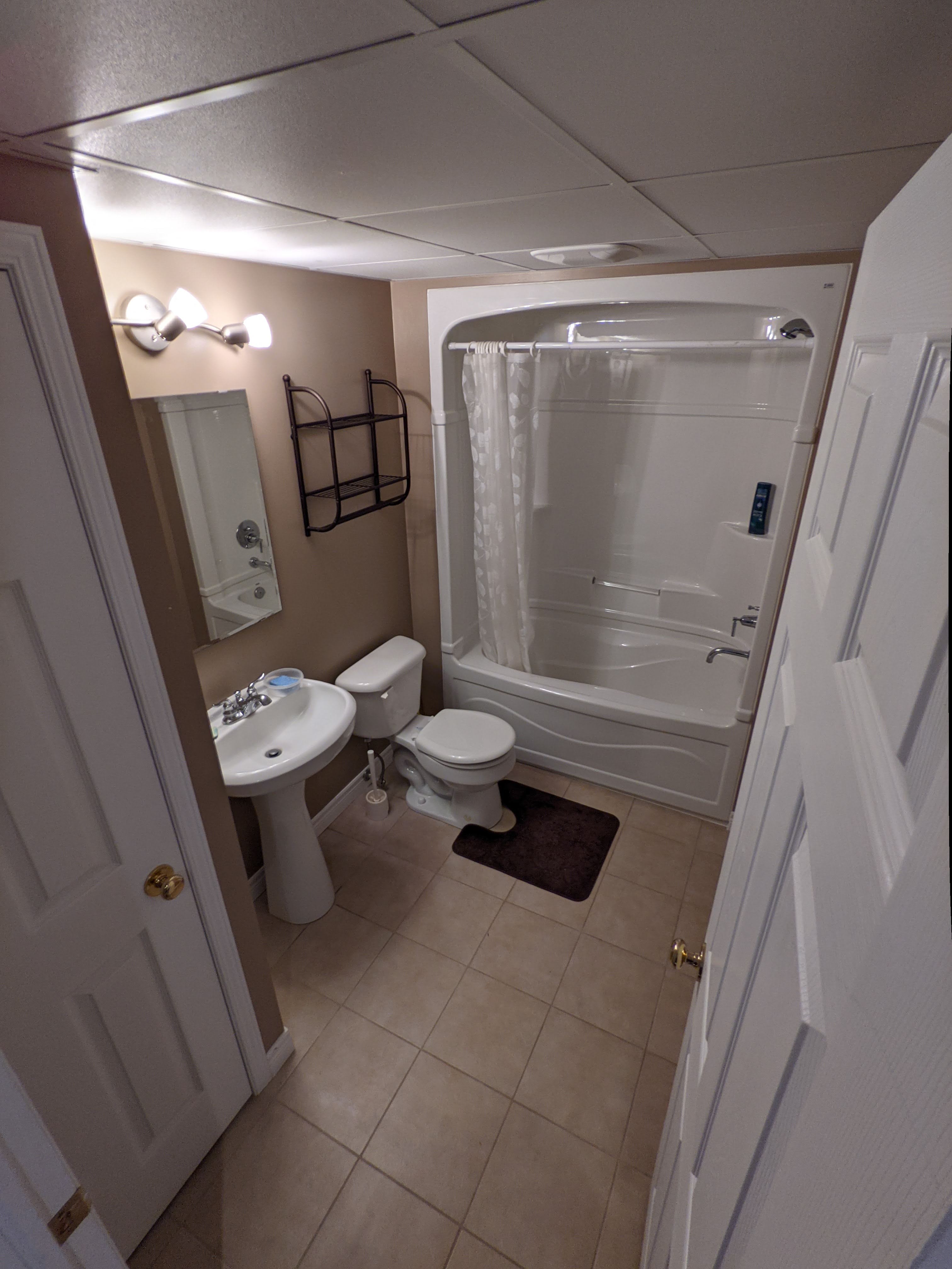 Basement bathroom